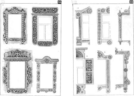 Рисунки на ставнях окон