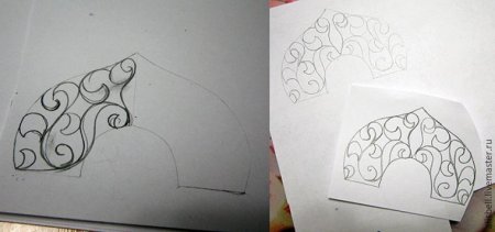 Кокошники русские народные шаблон