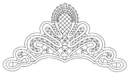 Головной убор Россия кокошник шаблон