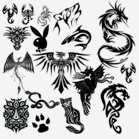 Легкие тату