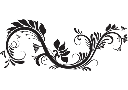 Растительный орнамент вектор