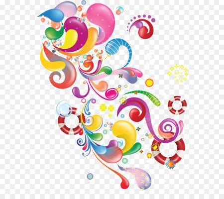 Цветные узоры