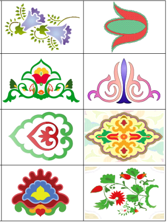 Тюльпан ЛАЛЭ татарский орнамент