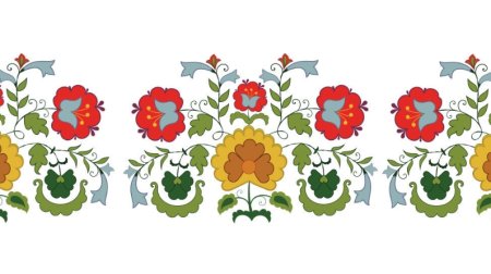 Цветочно растительный орнамент татарский