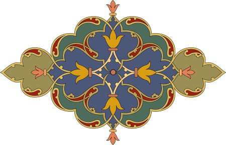 Восточный орнамент боковой
