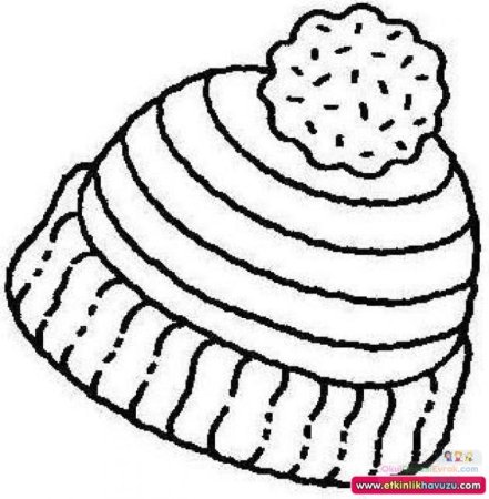 Шапка раскраска для детей