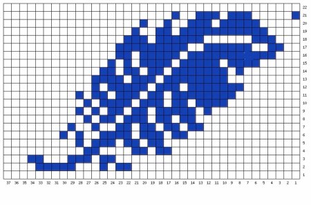 Шапка с жаккардовым узором спицами