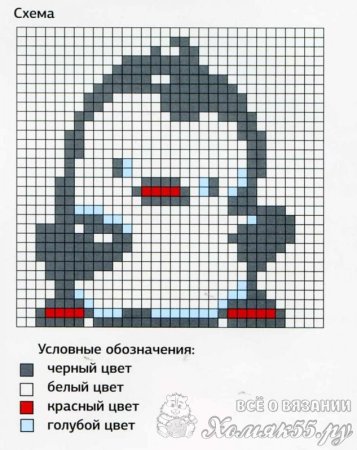 Схемы для вывязывания рисунков