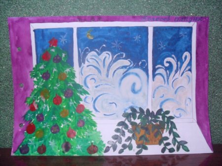 Конкурс детских рисунков зимние узоры