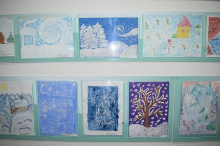 Рисование Зимушка хрустальная