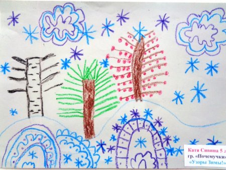 Конкурс рисунков зимние узоры