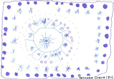 Рисунки зимние узоры в детский сад