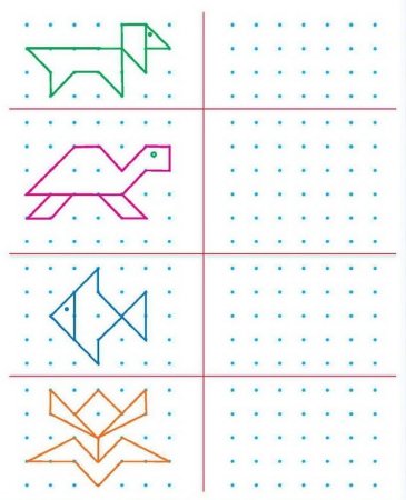 Задание для дошкольников повтори по образцу