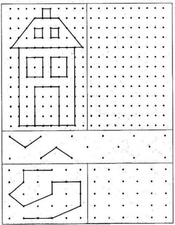 Повтори по точкам для детей