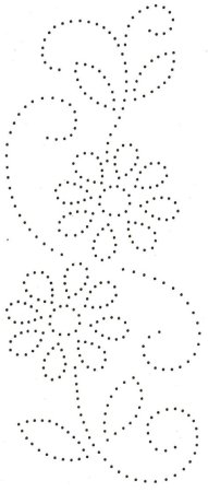 Рисование цветов по точкам