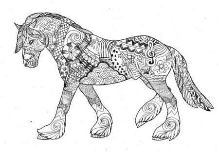 Мандала лошадь