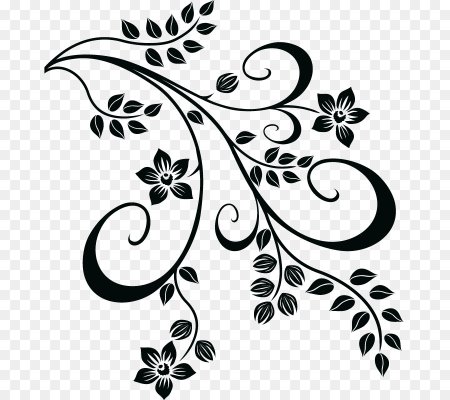 Орнамент цветы