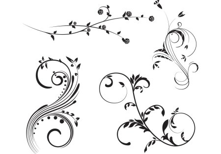 Красивый цветочный узор целиком вектор