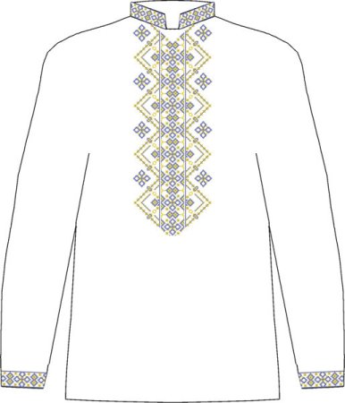 Орнамент для украинской мужской рубашки