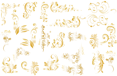 Золотистые вензеля