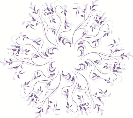 Узоры вокруг люстры