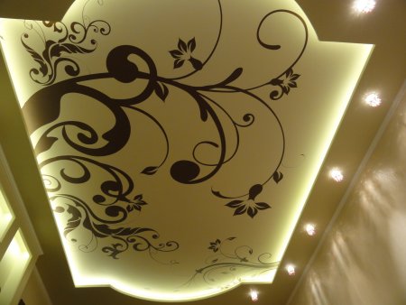 Подвесные потолки с узорами