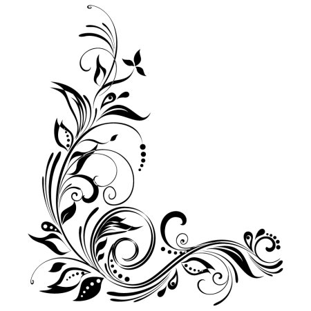 Фотопечать на натяжных потолках узоры угловые