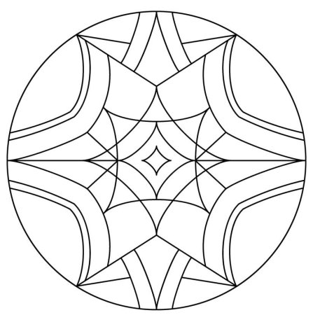 Мандала геометрический узор