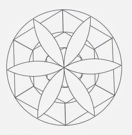 Сложный геометрический орнамент