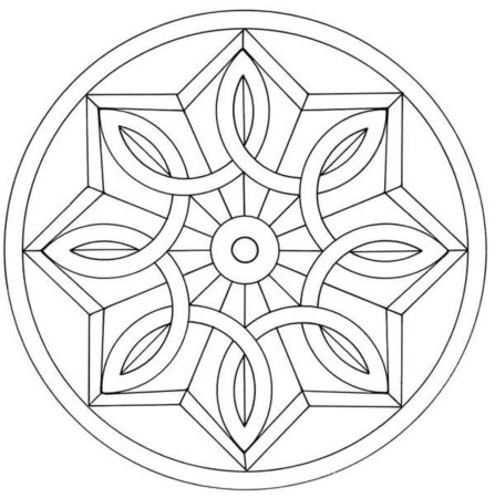 Рисование геометрического орнамента в Квадра