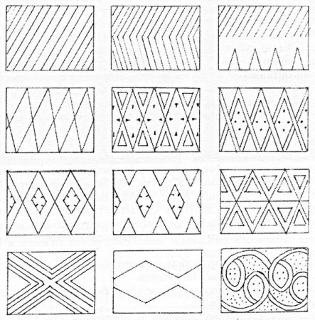Орнамент из геометрических фигур