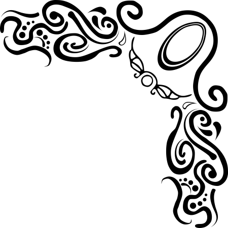 Узор цветочный угловой