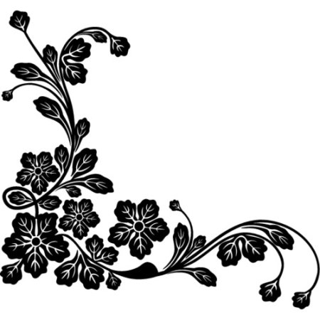 Простой орнамент угловой