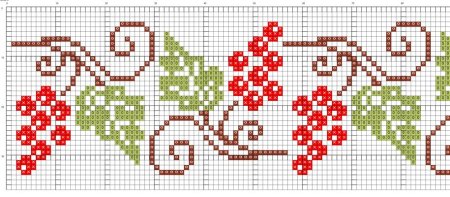 Узоры вышивки крестом схемы