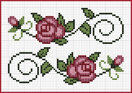 Вышивка крестом узоры