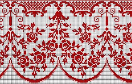 Орнамент крестиком