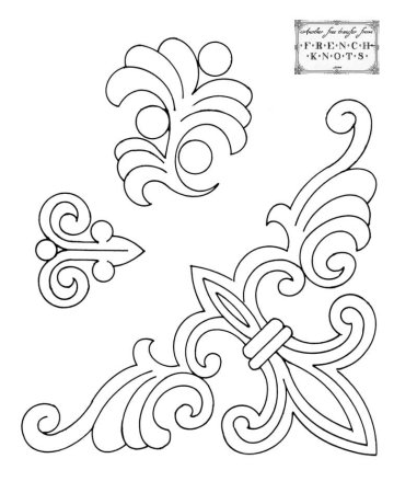 Трафарет узор