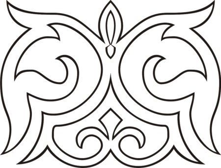 Казахские узоры и орнаменты