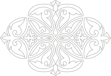 Казахский орнамент раскраска