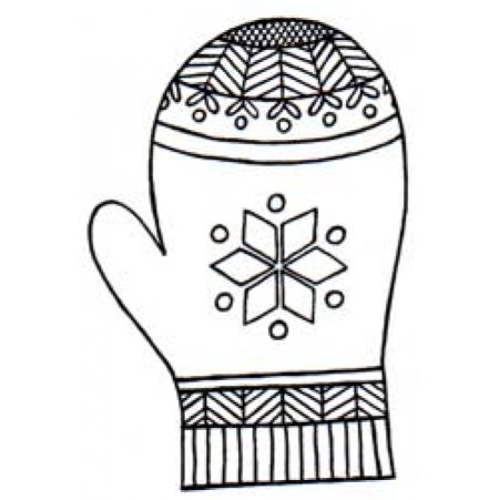 Варежка рисунок