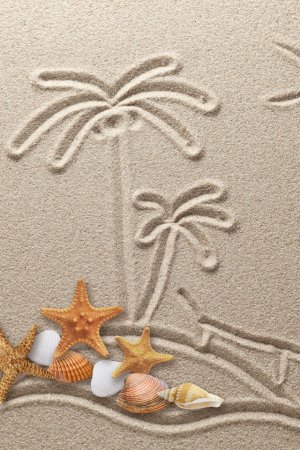 Рисование песком