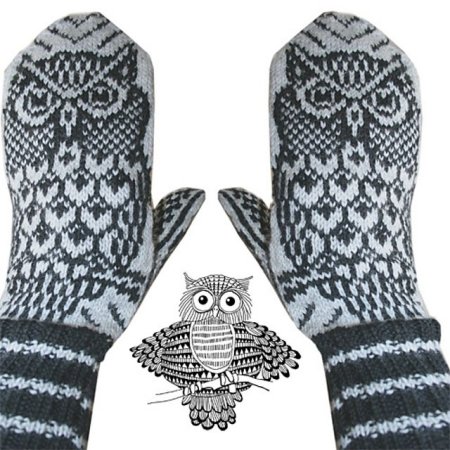 Скандинавские узоры для варежек