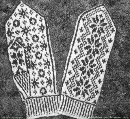 Галина Поверина узорные рукавички