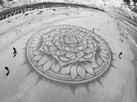 Рисунки из песка