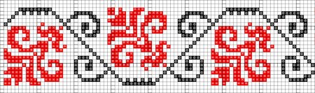 Простые узоры для вышивки крестом