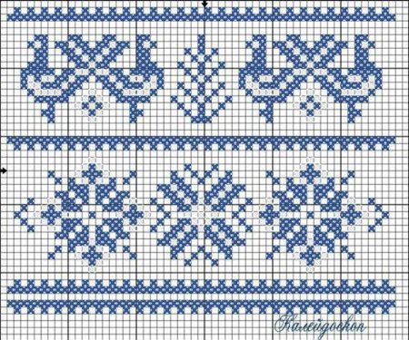 Вышивка крестиком полотенца