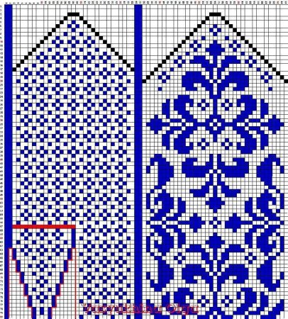 Варежки жаккард 2020г