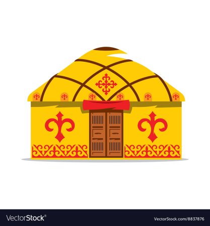 Юрта Башкирская вектор