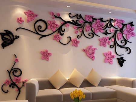 Покрасить стены с рисунком