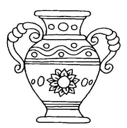 Ваза с узорами